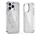 Ümbris Glitter MagSafe iPhone 16e (läbipaistev)